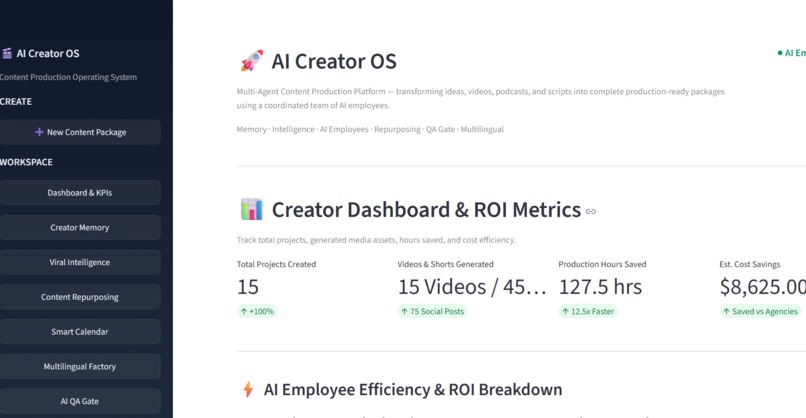 AI Creator OS – screenshot 7