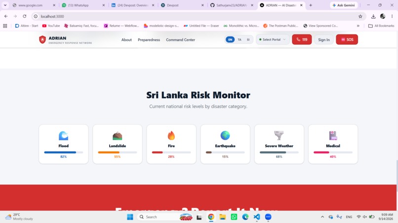 ADRIAN - Emergency response network – screenshot 2