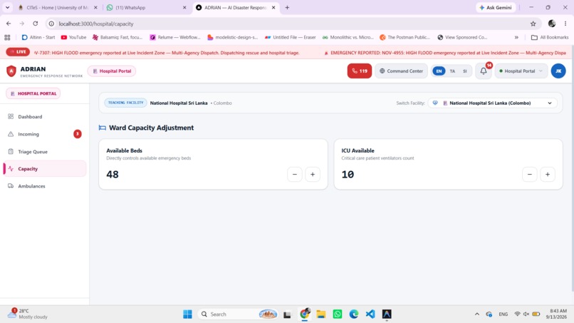 ADRIAN - Emergency response network – screenshot 3