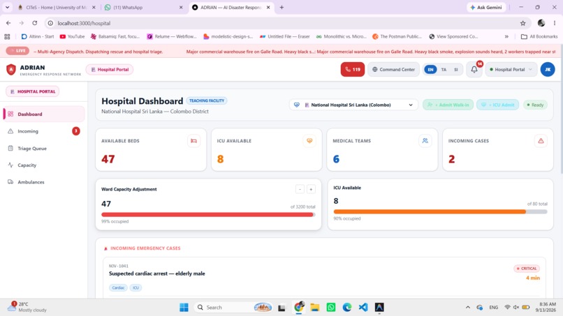 ADRIAN - Emergency response network – screenshot 4
