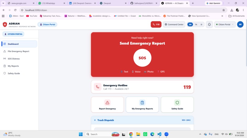 ADRIAN - Emergency response network – screenshot 5