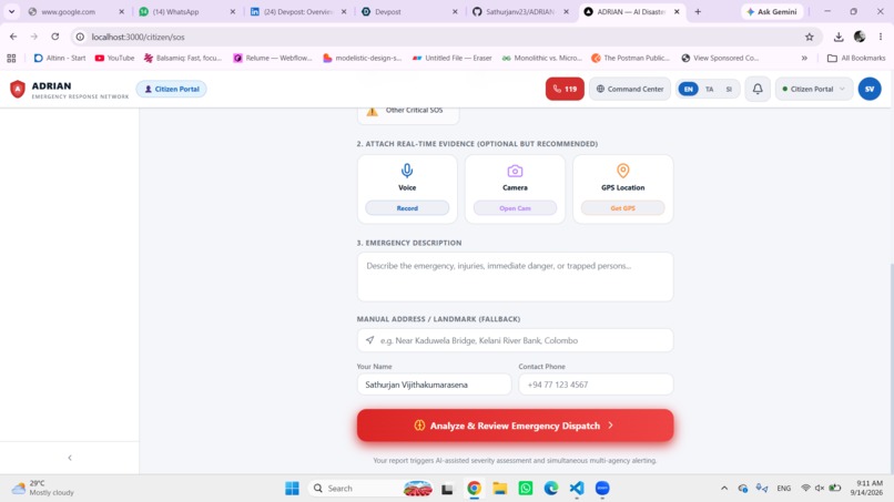 ADRIAN - Emergency response network – screenshot 6