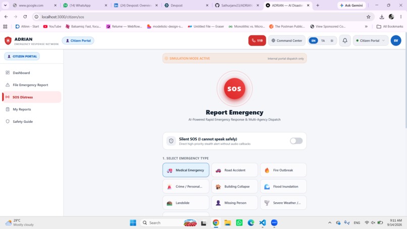 ADRIAN - Emergency response network – screenshot 7