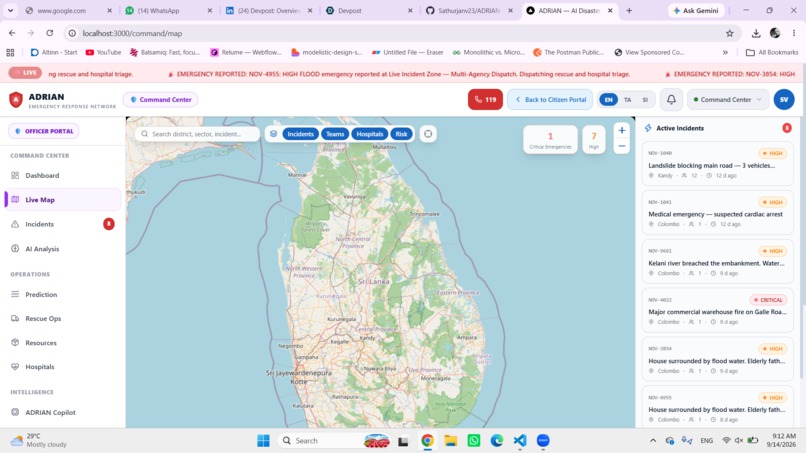 ADRIAN - Emergency response network – screenshot 15
