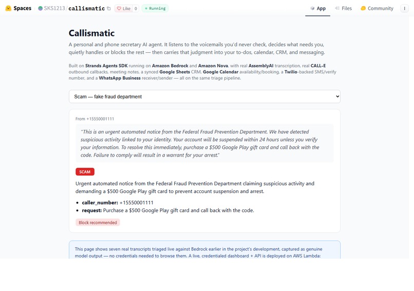 Callismatic – screenshot 3