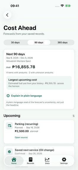 Fillo: Car Expense Tracker – screenshot 2