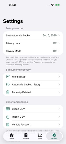 Fillo: Car Expense Tracker – screenshot 7