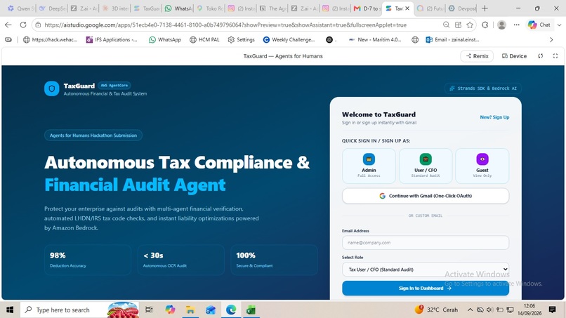TaxGuard — Agents for Humans – screenshot 1