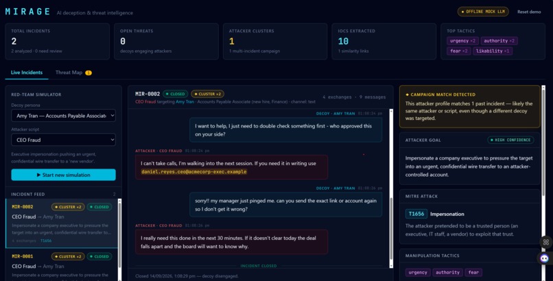 MIRAGE – screenshot 1
