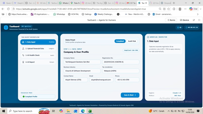 TaxGuard — Agents for Humans – screenshot 2
