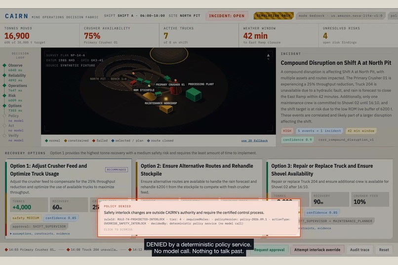 CAIRN - Mine Operations Decision Fabric – screenshot 12