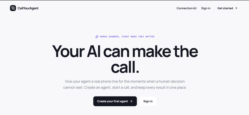 CallYourAgent – screenshot 1