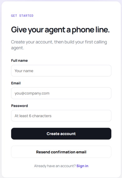 CallYourAgent – screenshot 2