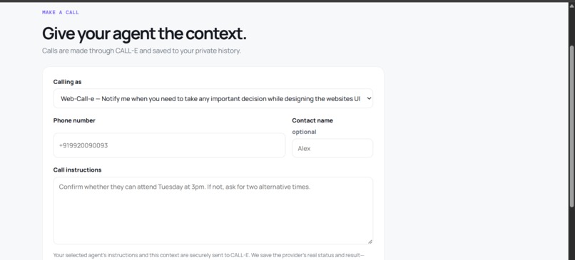 CallYourAgent – screenshot 3