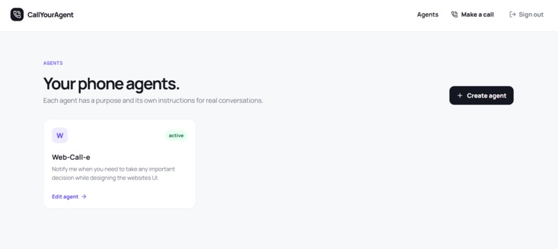 CallYourAgent – screenshot 4