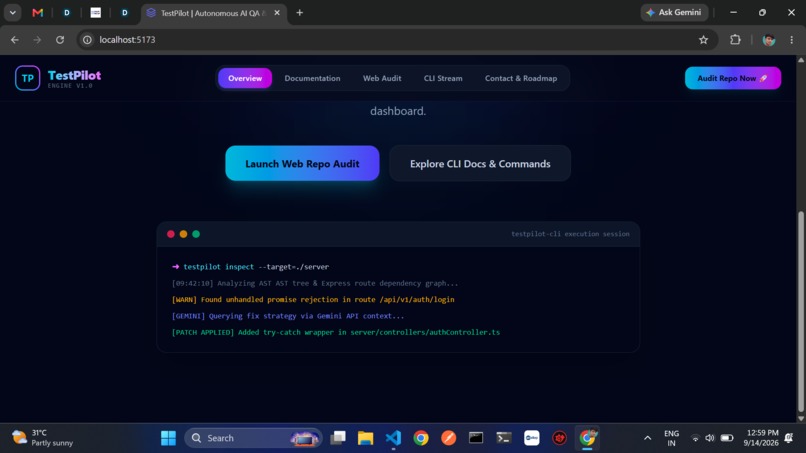 TestPilot – screenshot 3