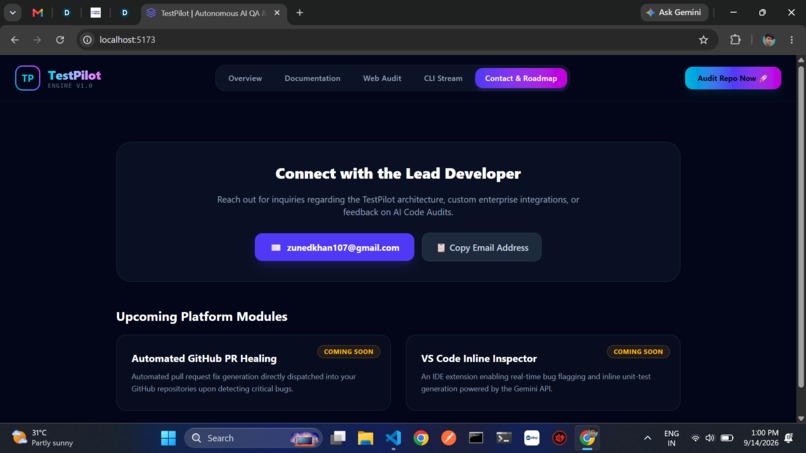 TestPilot – screenshot 4