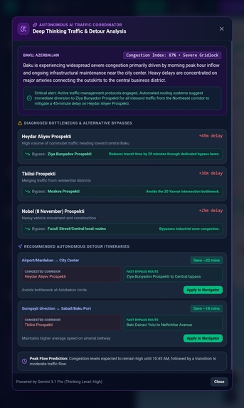 Global Road Traffic Monitor & Navigator – screenshot 3