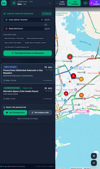 Global Road Traffic Monitor & Navigator – screenshot 5