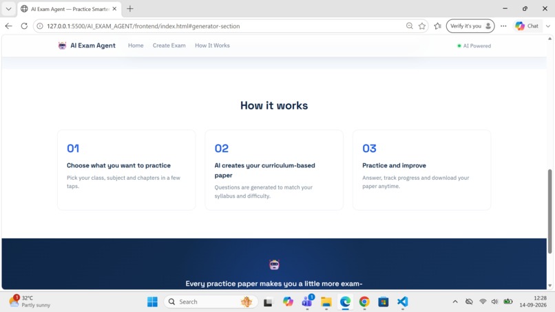 AI Exam Agent – screenshot 3