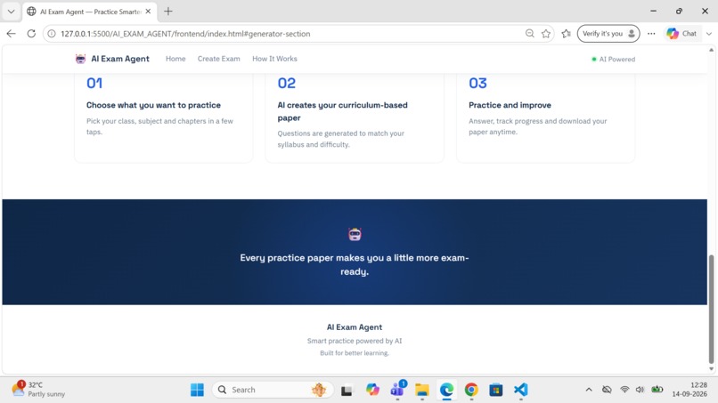 AI Exam Agent – screenshot 4