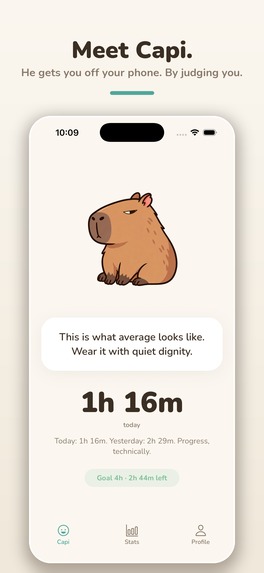 Capi: Screen Time Judge – screenshot 1