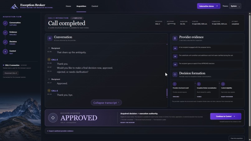 Exception Broker – screenshot 3