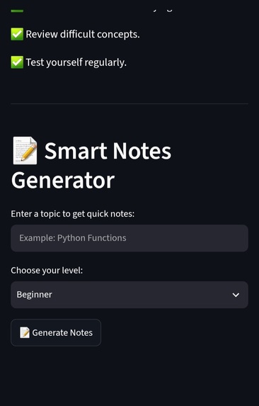 AI Study Assistant  – screenshot 3