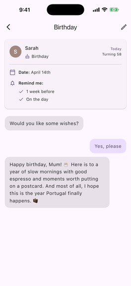 BirthMinder – screenshot 2