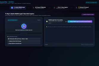 ContractorPilot — Autonomous Voice Copilot for Contractors