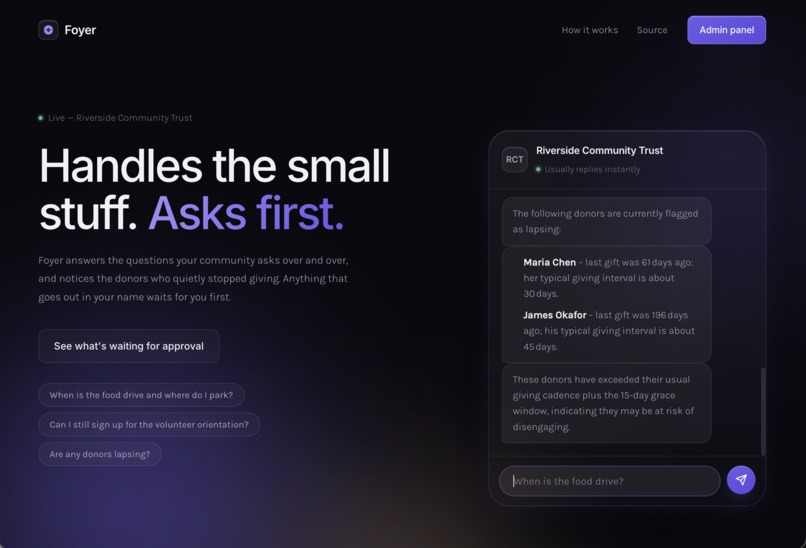 Foyer – screenshot 1