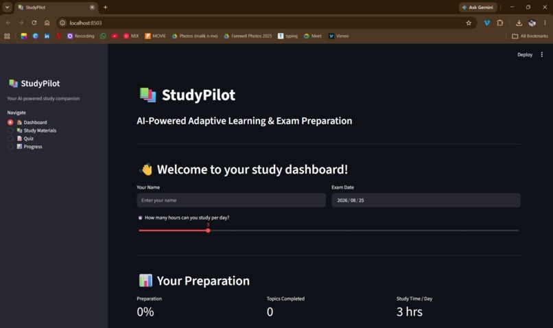 StudyPilot: AI-Powered Adaptive Learning – screenshot 1