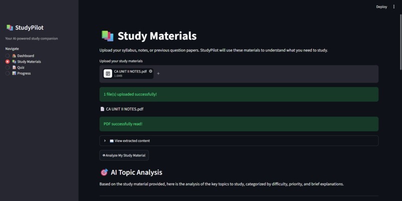 StudyPilot: AI-Powered Adaptive Learning – screenshot 3