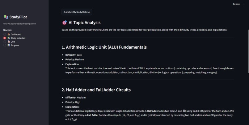 StudyPilot: AI-Powered Adaptive Learning – screenshot 5