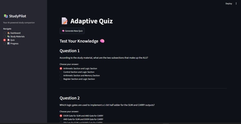 StudyPilot: AI-Powered Adaptive Learning – screenshot 7
