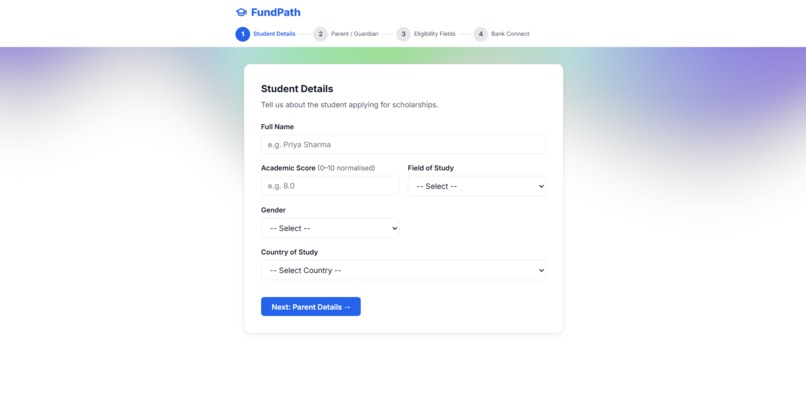 FundPath – screenshot 2