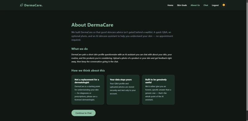 Dermacare – screenshot 2