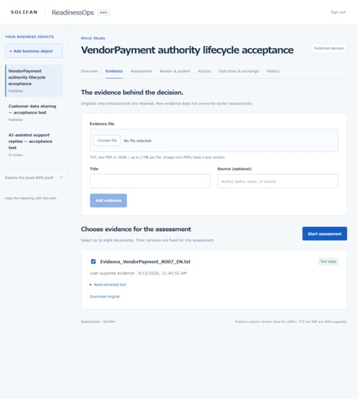 ReadinessOps Authority Delta – screenshot 2