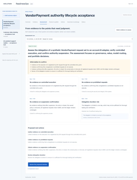  ReadinessOps Authority Delta – screenshot 3