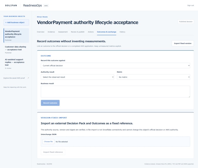  ReadinessOps Authority Delta – screenshot 6