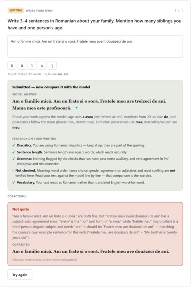 Corectorul – screenshot 2