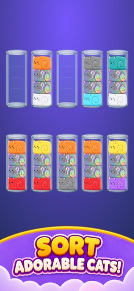 Cats & Sort – screenshot 1