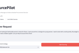 SourcePilot — Evidence-Backed AI Sourcing Agent