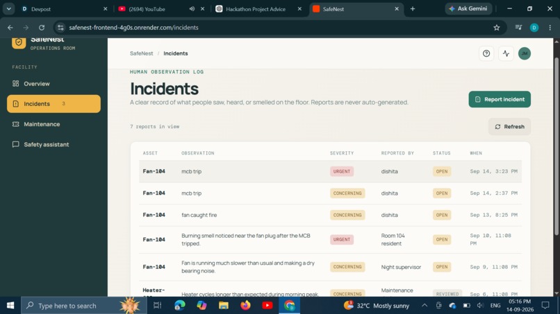 SafeNest – screenshot 3