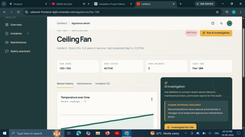 SafeNest – screenshot 5