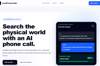 Lost & Found Caller — CALL-E