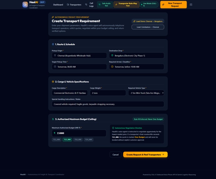 HaulAI – screenshot 1