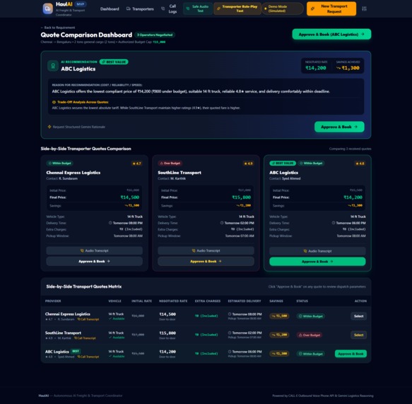 HaulAI – screenshot 2