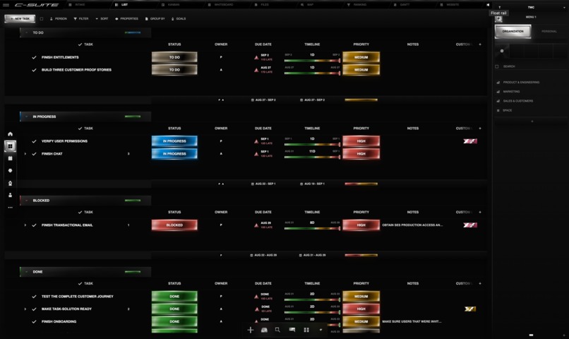 Corporate Suite – screenshot 1