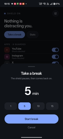 Focus Shield – screenshot 2